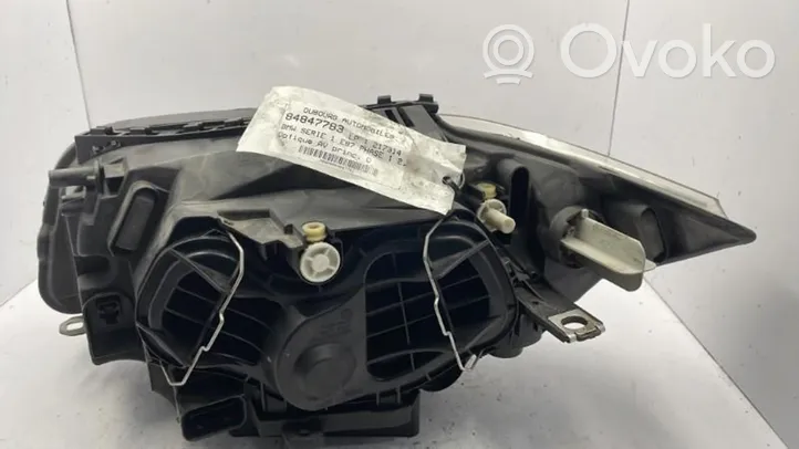 BMW 1 E81 E87 Lampa przednia 63126924486