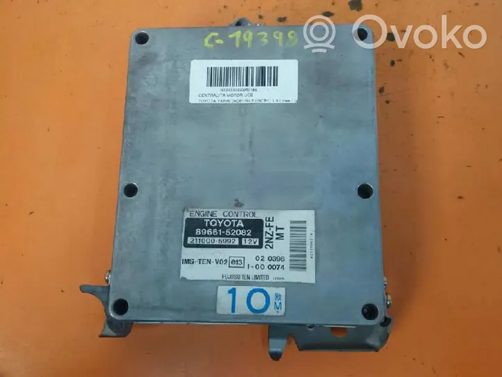 Toyota Yaris Calculateur moteur ECU 8966152082