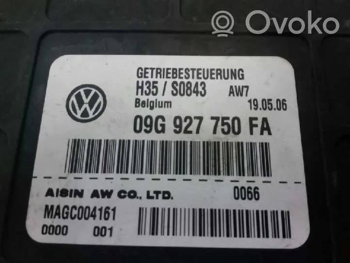 Volkswagen Golf V Sterownik / Moduł skrzyni biegów 09G927750FA