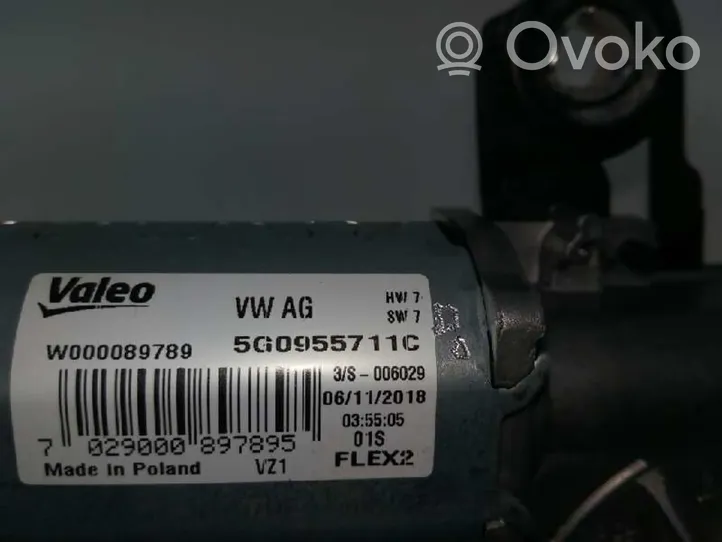 Volkswagen Polo VI AW Moteur d'essuie-glace arrière 5G0955711C