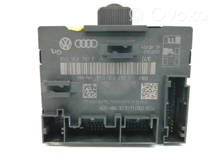 Audi Q3 8U Moduł / Sterownik komfortu 8X0959792E