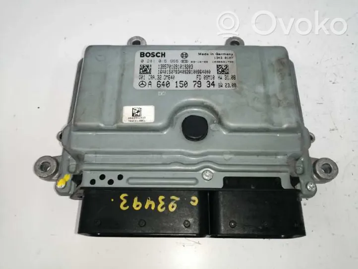 Mercedes-Benz B W245 Variklio valdymo blokas A6401507934