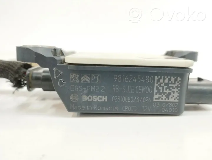 Peugeot 5008 II Sensore della sonda Lambda 9816245480