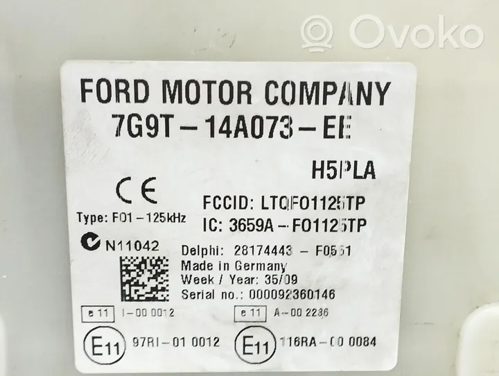 Ford Mondeo MK IV Ramka / Moduł bezpieczników 7G9T14A073EE