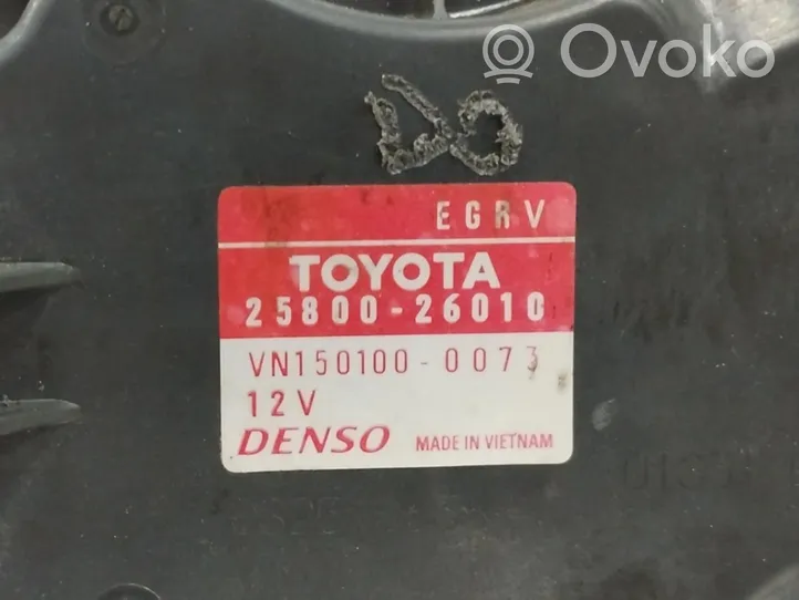 Toyota RAV 4 (XA40) Valvola EGR 2580026010