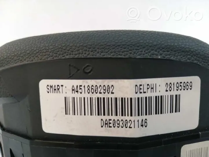 Smart ForTwo II Airbag de volant A4518602902