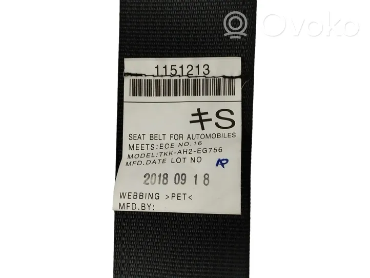 Infiniti Q50 Ceinture de sécurité arrière TKKAH2EG756