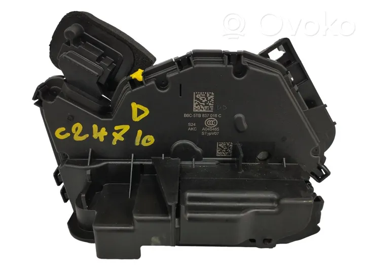 Volkswagen PASSAT B8 Zamek drzwi przednich 5TB837016C