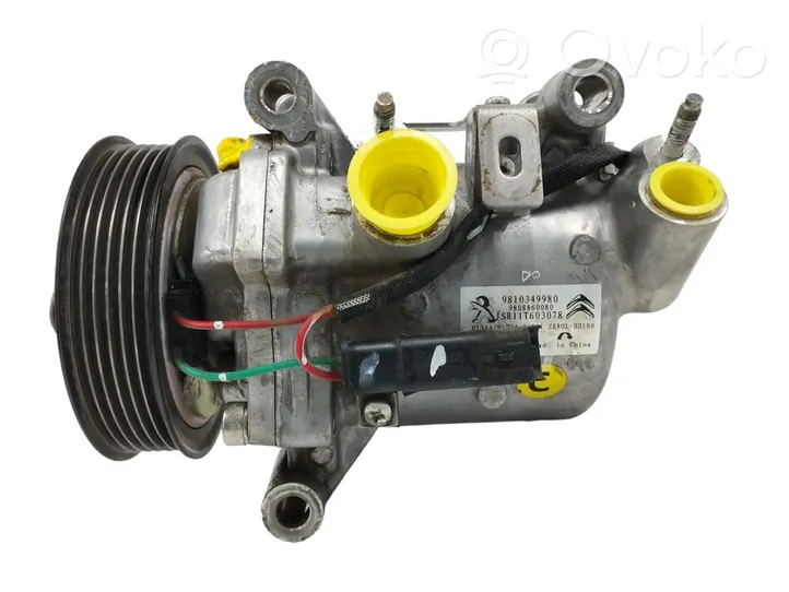 Peugeot Rifter Compresseur de climatisation 9810349980