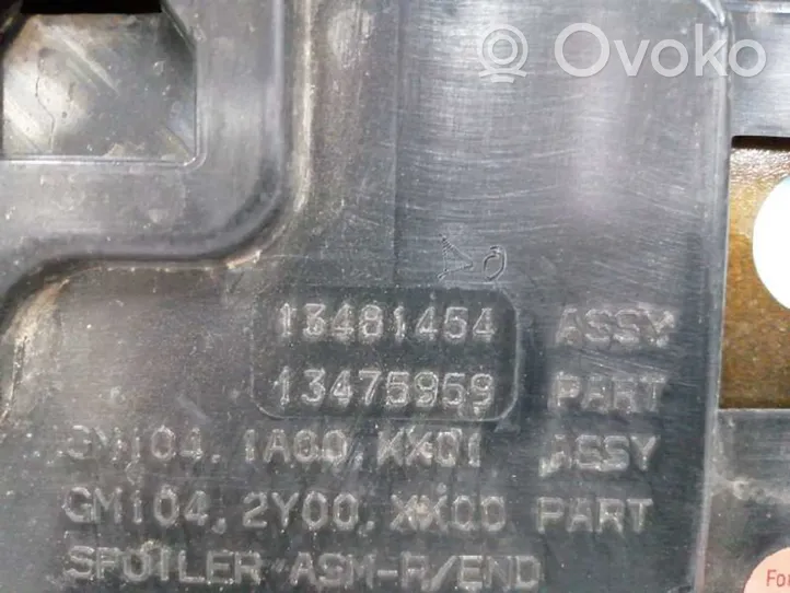 Opel Crossland X Spojler klapy tylnej / bagażnika 13481454