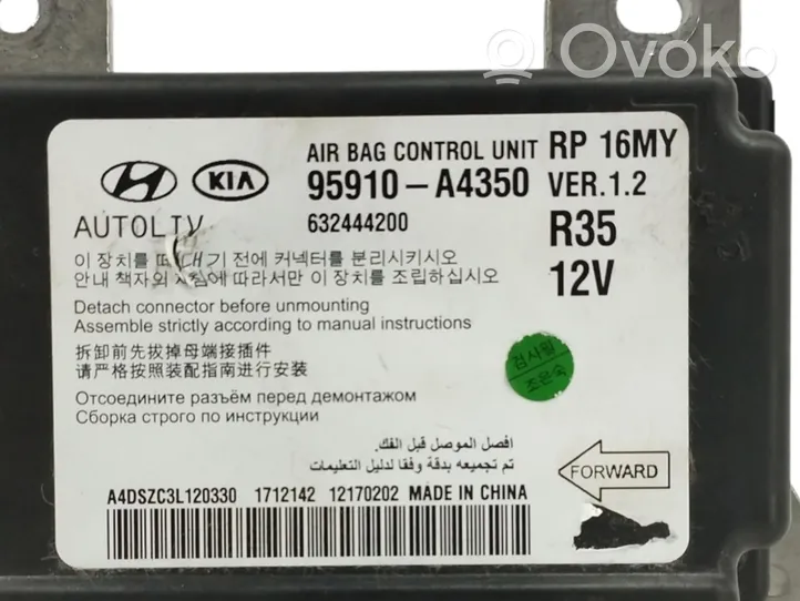 KIA Carens III Module de contrôle airbag 95910A4350