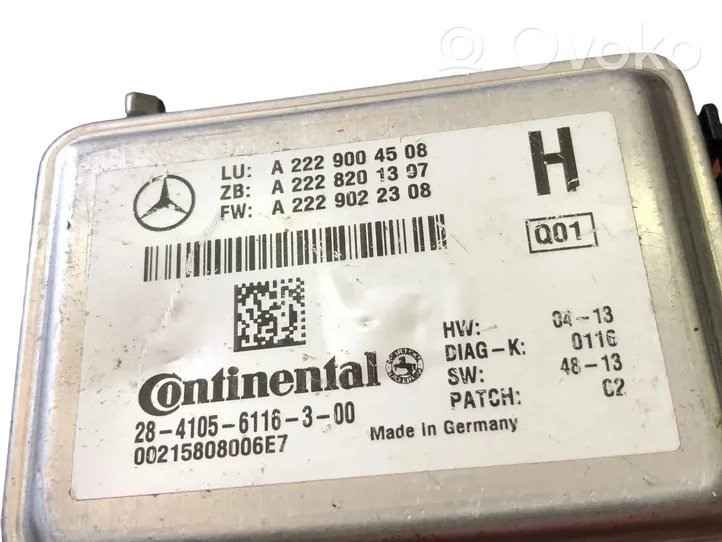 Mercedes-Benz S W222 Frontkamera Windschutzscheibe Frontscheibe 2229004508