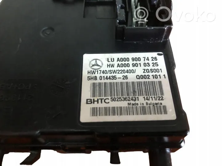 Mercedes-Benz E W213 Module unité de contrôle climatisation A0009007426