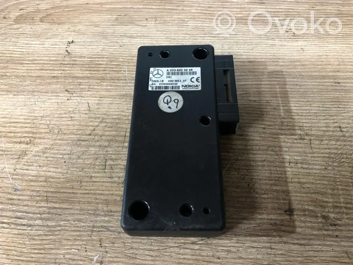 Mercedes-Benz C W203 Module reconnaissance vocale 2038203226