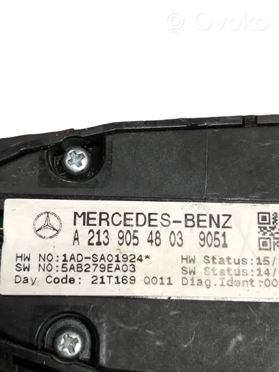 Mercedes-Benz E W213 Interrupteur léve-vitre 