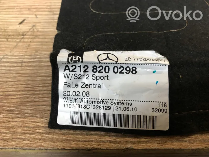 Mercedes-Benz E W212 Sėdynės šildymo elementas 2128200298