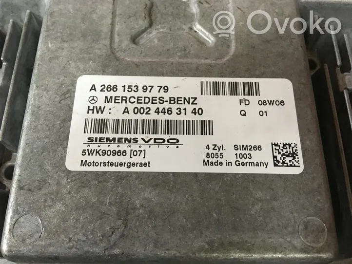 Mercedes-Benz A W169 Moottorin ohjainlaite/moduuli (käytetyt) 0024463140