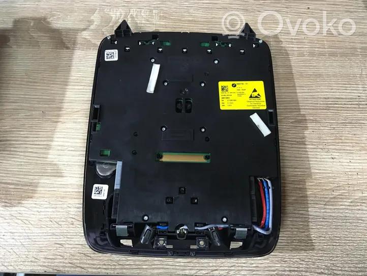 BMW 5 G30 G31 Rivestimento della console di illuminazione installata sul rivestimento del tetto 9493150