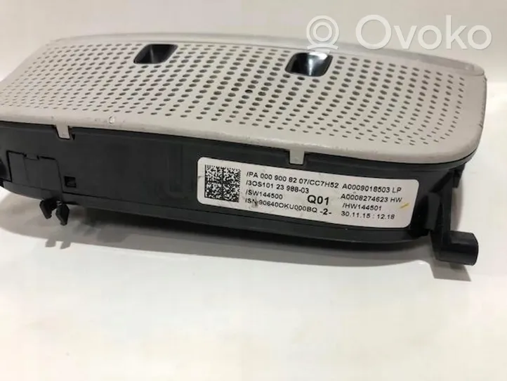 Mercedes-Benz C W205 Rivestimento della console di illuminazione installata sul rivestimento del tetto A0009008207