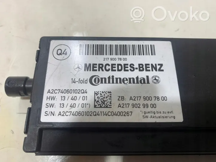 Mercedes-Benz S C217 Muut ohjainlaitteet/moduulit A2179007800