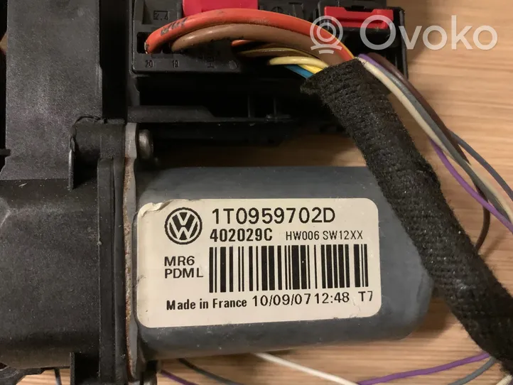 Volkswagen Caddy Silniczek podnośnika szyby drzwi przednich 1T0959702D