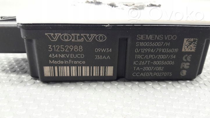 Volvo V70 Moottorinohjausyksikön sarja ja lukkosarja 0261209108