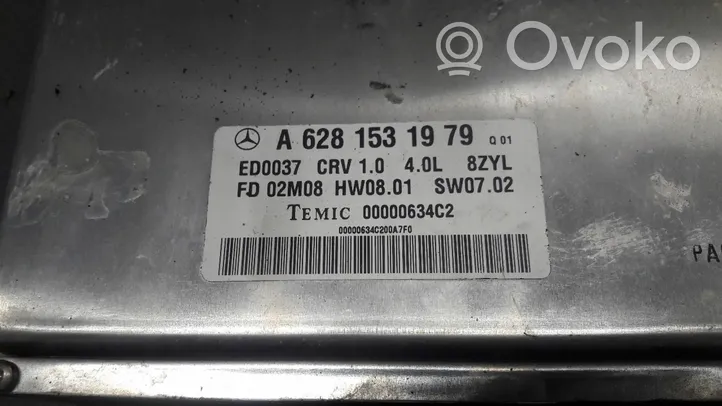 Mercedes-Benz ML W163 Moottorin ohjainlaite/moduuli (käytetyt) A6281531979