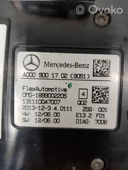 Mercedes-Benz A W176 Éclairage lumière plafonnier avant A0009001702