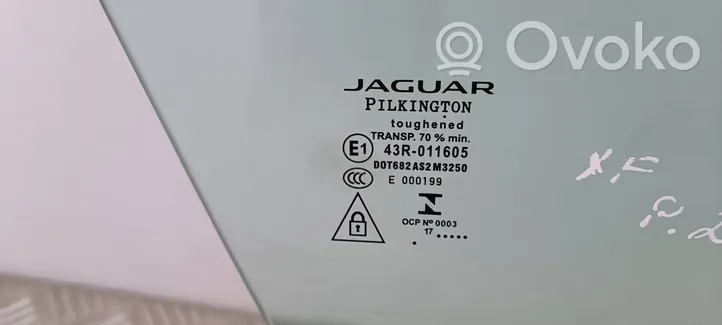 Jaguar XF X260 Etuoven ikkunalasi, neliovinen malli 43R011605