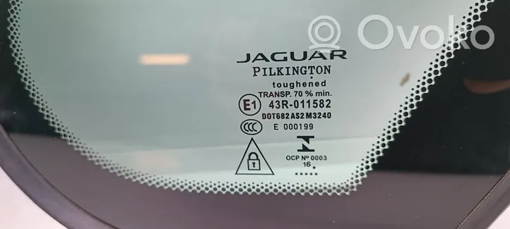 Jaguar XF X260 Seitenfenster Seitenscheibe hinten 43R011582