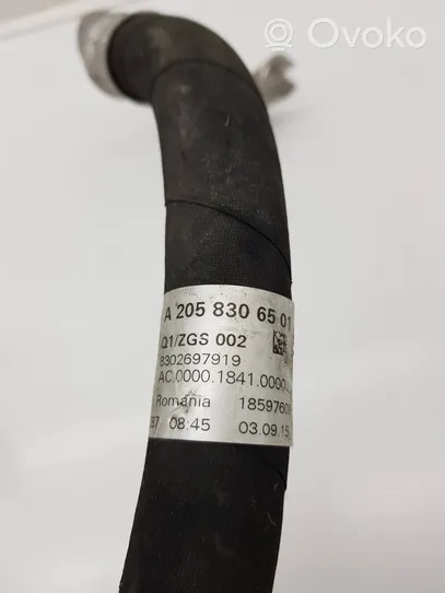 Mercedes-Benz C W205 Air conditioning (A/C) pipe/hose A2058306501