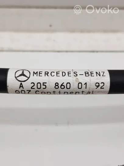 Mercedes-Benz C W205 Tubo flessibile per liquido lavavetri del parabrezza A2058600192