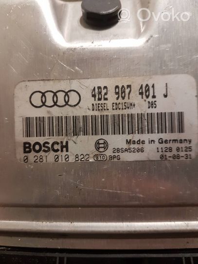 Audi A6 Allroad C5 Sterownik / Moduł ECU 4B2907401J