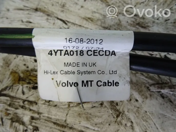 Volvo V40 Câble commande volet d'air 