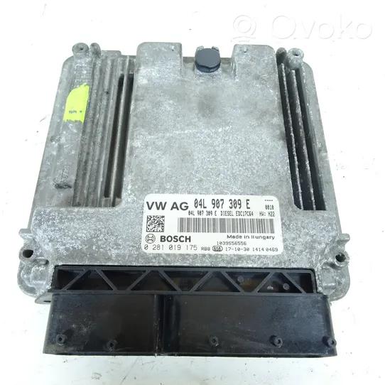 Skoda Rapid (NH) Unité de commande, module ECU de moteur 04L907309E