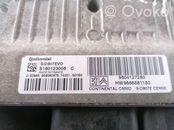 Citroen C4 II Picasso Calculateur moteur ECU 9666681180