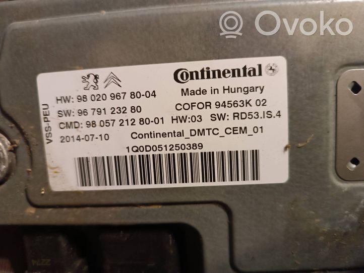 Peugeot 308 Calculateur moteur ECU 9801739380