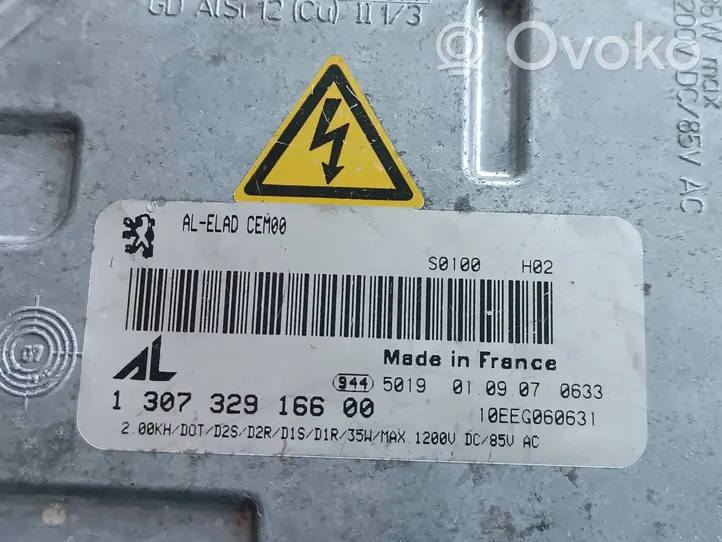 Peugeot 308 Moduł poziomowanie świateł Xenon 130732916600