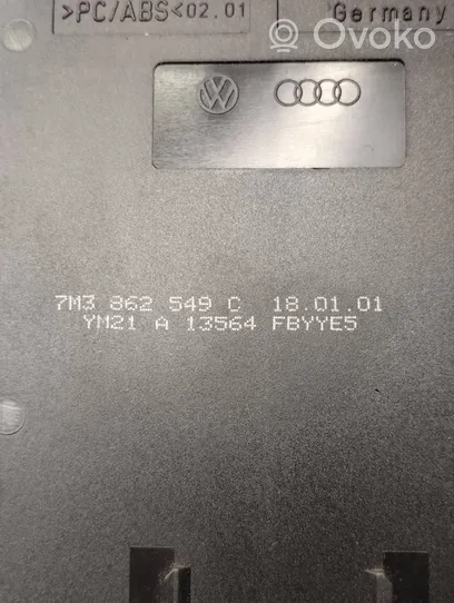 Volkswagen Sharan Uchwyt na kubek deski rozdzielczej 7m3862549c