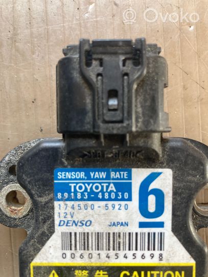 Toyota Prius (XW30) Vakaajan pitkittäiskiihtyvyystunnistin (ESP) 8918348030