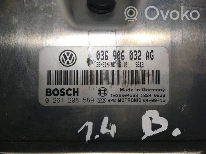 Skoda Octavia Mk2 (1Z) Sterownik / Moduł ECU 036906032AG