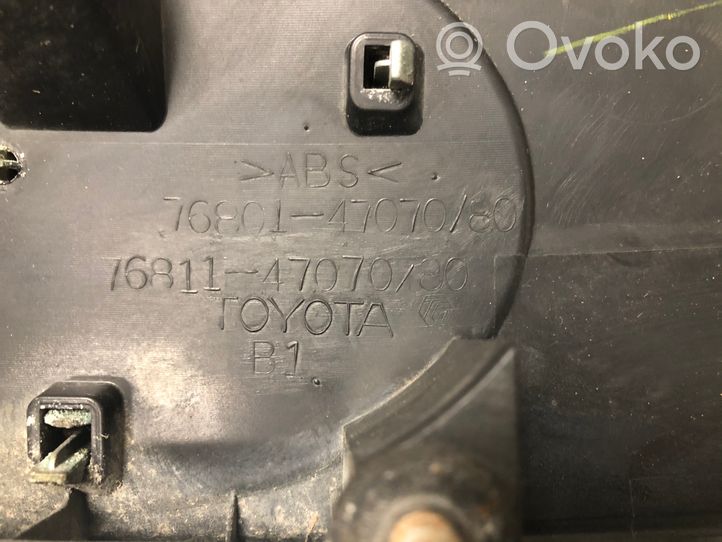 Toyota Prius (XW30) Poszycie / Tapicerka tylnej klapy bagażnika 768014707080