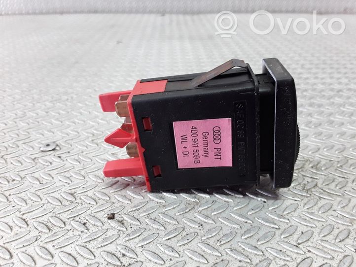 Audi A8 S8 D2 4D Interruttore luci di emergenza 4D0941509B