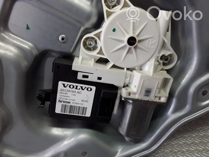 Volvo V50 Комплект электрического механизма для подъема окна 30739184AC