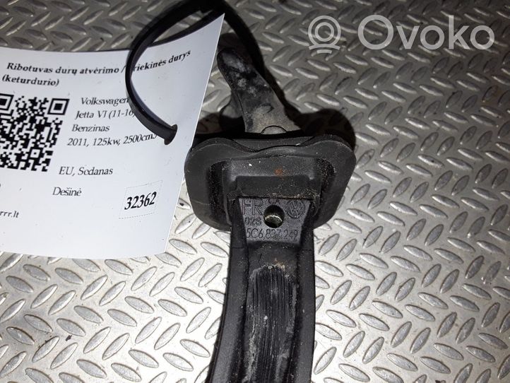 Volkswagen Jetta VI Front door check strap stopper 5C6837249