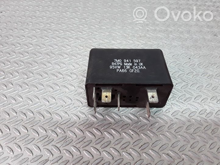 Volkswagen Sharan Interior lighting relay 7M0941597