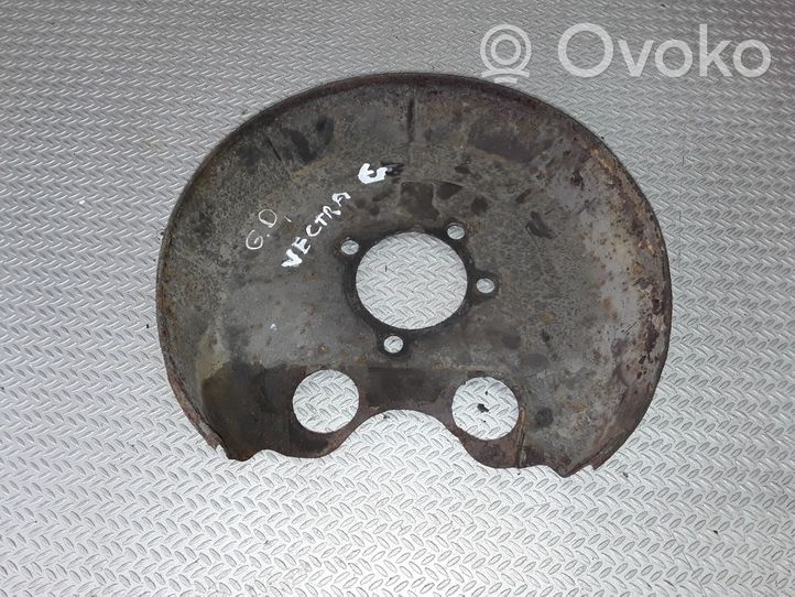 Opel Vectra C Couvercle anti-poussière disque de plaque de frein arrière 