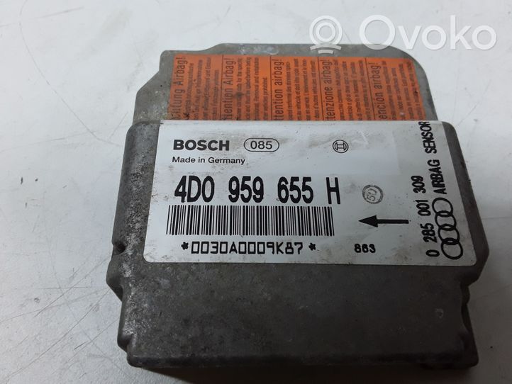 Audi A8 S8 D2 4D Sterownik / Moduł Airbag 4D0959655H