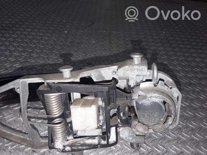 Volkswagen Golf V Klamka zewnętrzna drzwi przednich 1K0837886A