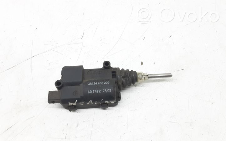 Opel Signum Verrouillage du bouchon du réservoir de carburant 24438209